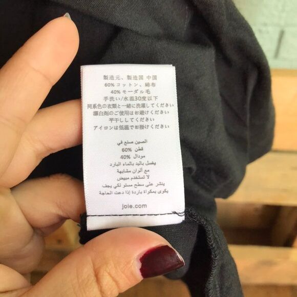 New Joie Corelle Black Long Sleeve Dress - Picture 7 of 9